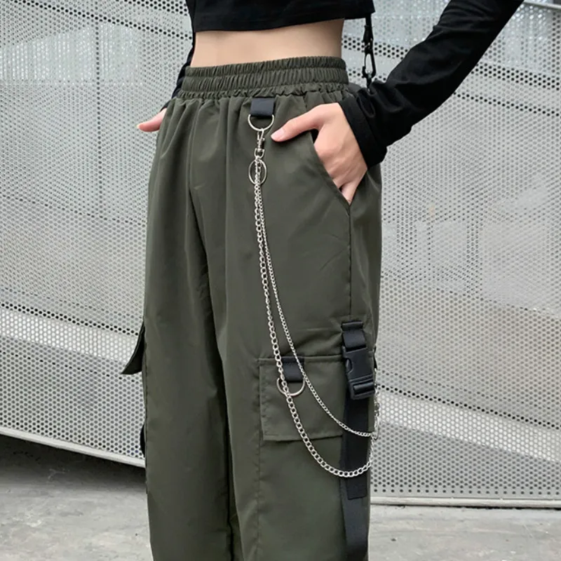 Women Cargo Pants 2021 Spring Autumn Fashion Female High Waist Harem Pant Casual Loose BF Streetwear Harajuku Straight Trousers
Women Cargo Pants 2021 Spring Autumn Fashion Female High Waist Harem Pant Casual Loose BF Streetwear Harajuku Straight Trousers