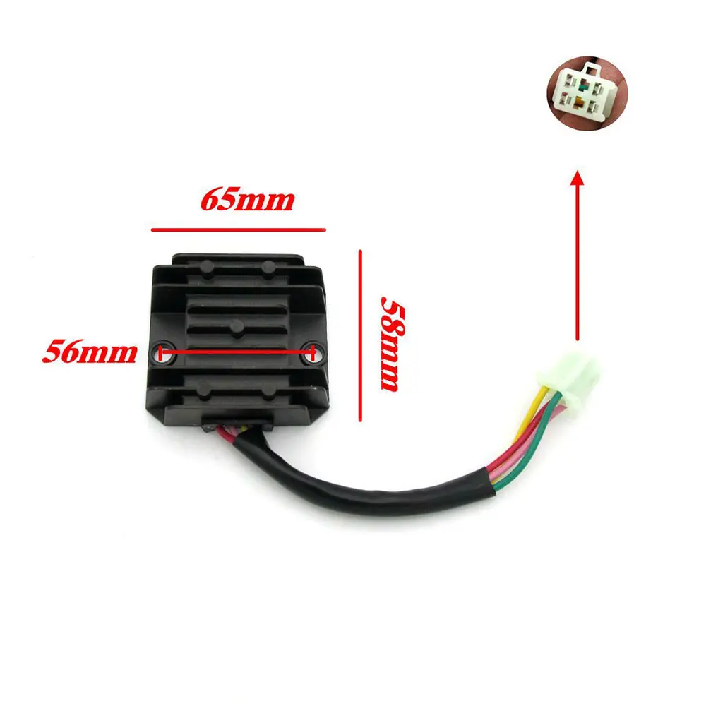 Motorcycle four-wire voltage regulator rectifier for CG125 12V scoote plug voltage regulator voltage regulator accessories
Motorcycle four-wire voltage regulator rectifier for CG125 12V scoote plug voltage regulator voltage regulator accessories