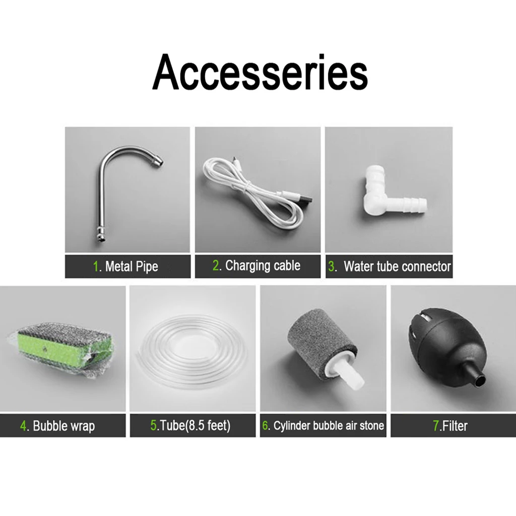 Portable Marine Aerator Air Water Pump System Oxygenated Aerator USB for Pumping Water Absorber Machine Water Pump Fishing
Portable Marine Aerator Air Water Pump System Oxygenated Aerator USB for Pumping Water Absorber Machine Water Pump Fishing