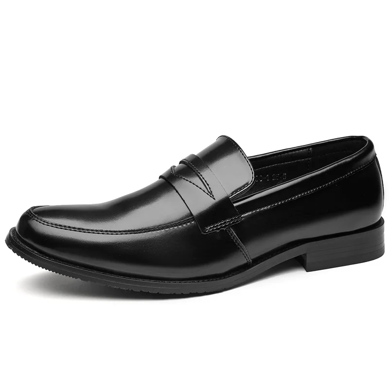 Top Quality Genuine Leather Shoes Men Formal Dress Shoes 2021 Fall Spring Slip on Leather Loafers Man Decent Office Shoes Black
Top Quality Genuine Leather Shoes Men Formal Dress Shoes 2021 Fall Spring Slip on Leather Loafers Man Decent Office Shoes Black