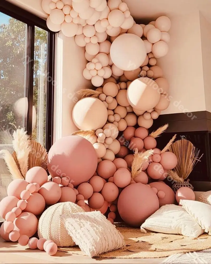 DIY Retro Pink Balloon Garland Baby Shower Decorations Cream Peach Apricot Pastel Balloon Arch 1st Birthday Party Decor Supplies
DIY Retro Pink Balloon Garland Baby Shower Decorations Cream Peach Apricot Pastel Balloon Arch 1st Birthday Party Decor Supplies