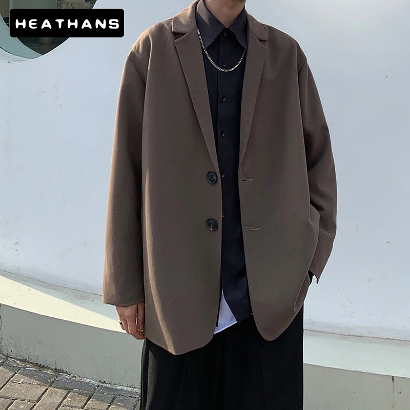 Men Business Blazer High Street Small Suit Men Autumn Vintage Suit Solid Color Blazer Jacket Korean Loose Handsome Casual Jacket
Men Business Blazer High Street Small Suit Men Autumn Vintage Suit Solid Color Blazer Jacket Korean Loose Handsome Casual Jacket
