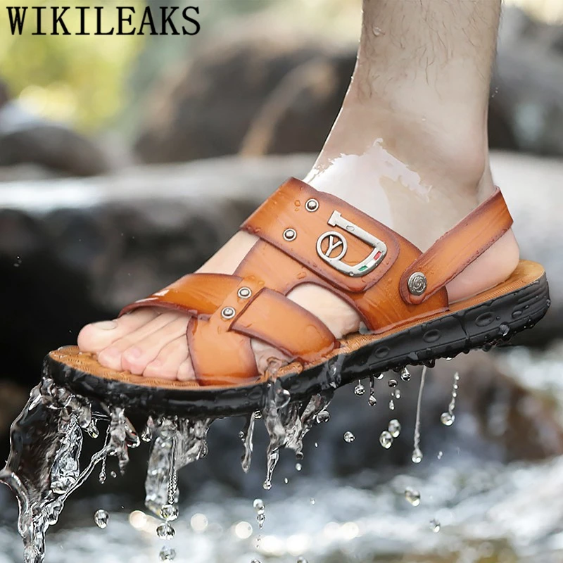 Beach Sandals Outdoor Sandals Italian Leather Sandals For Men Summer Shoes Designer Shoes Men Zapatos Hombre Erkek Ayakkab
Beach Sandals Outdoor Sandals Italian Leather Sandals For Men Summer Shoes Designer Shoes Men Zapatos Hombre Erkek Ayakkab