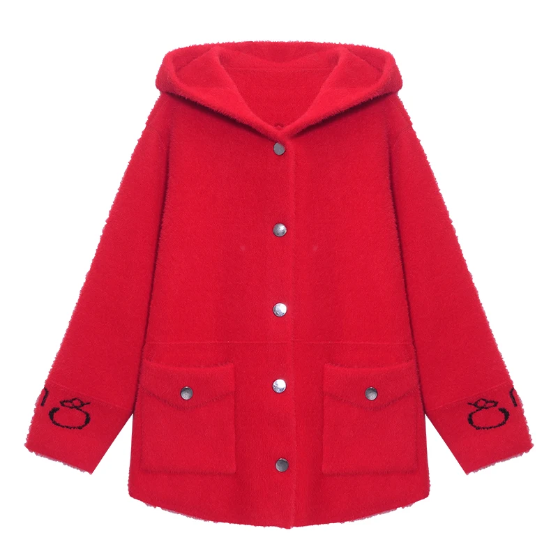 Gold autumn and winter imitation mink cashmere thick woolen coat wild autumn 2020 women's new wave of popularity 
Gold autumn and winter imitation mink cashmere thick woolen coat wild autumn 2020 women's new wave of popularity