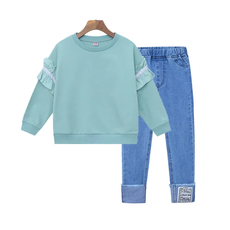 Beautiful Kids Clothes Girls Tracksuit Set 2021 Autumn Children Clothing Set Tops +Ppants 2pcs Girls Sport Suits Baby Girl Outfi
Beautiful Kids Clothes Girls Tracksuit Set 2021 Autumn Children Clothing Set Tops +Ppants 2pcs Girls Sport Suits Baby Girl Outfi