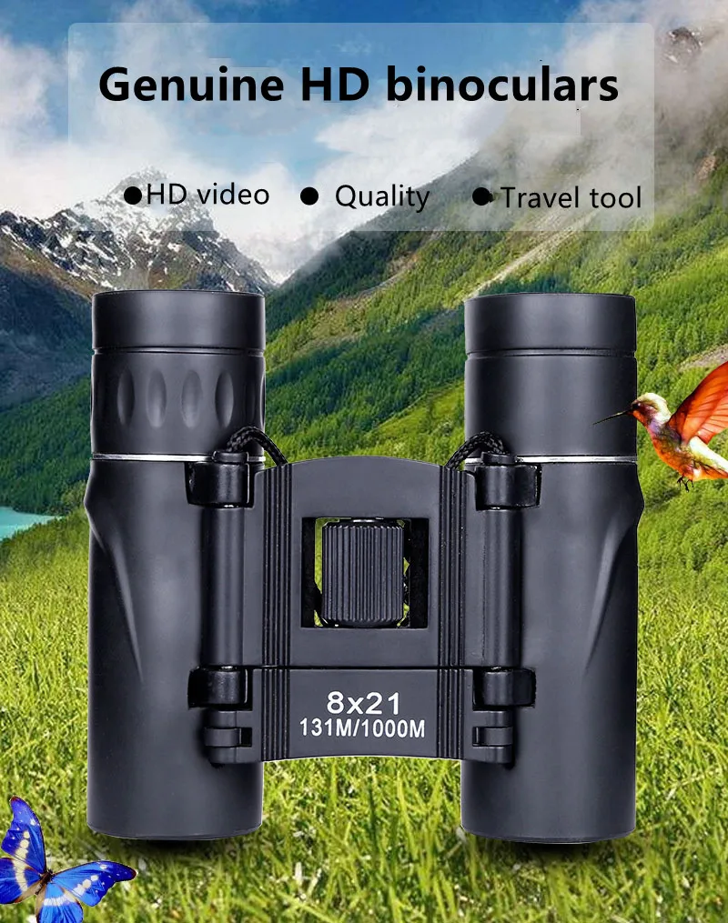 Портативный складной HD мини-бинокль 8x21, уличный бинокль для детей и студентов, зеркало для рыбалки, скалолазания и туризма
Портативный складной HD мини-бинокль 8x21, уличный бинокль для детей и студентов, зеркало для рыбалки, скалолазания и туризма