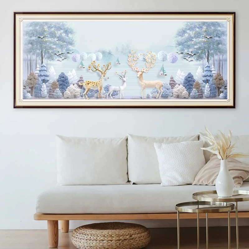 Full Square Round Drill Diamond Painting Lake Tree Landscape Deer Animal Mosaic Diamond Embroidery Handmade Christmas Decoration
Full Square Round Drill Diamond Painting Lake Tree Landscape Deer Animal Mosaic Diamond Embroidery Handmade Christmas Decoration