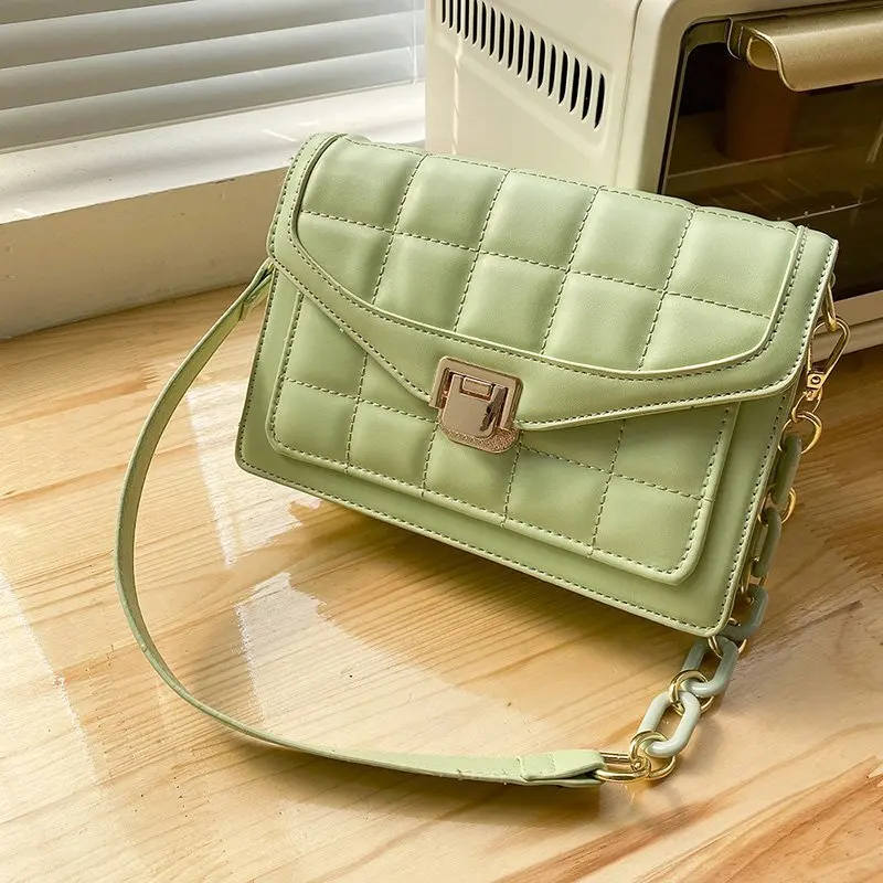 2021 New Spring Handbag Women PU Leather One-Shoulder Chain Cross-Body Small Square Bag Large Capacity Ladies Handbag Lengthened
2021 New Spring Handbag Women PU Leather One-Shoulder Chain Cross-Body Small Square Bag Large Capacity Ladies Handbag Lengthened