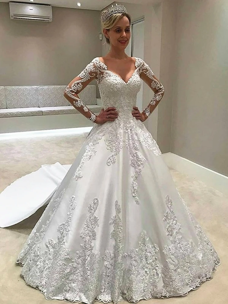 Бальное платье принцессы королевский дизайн свадебное юбка аппликация кружево