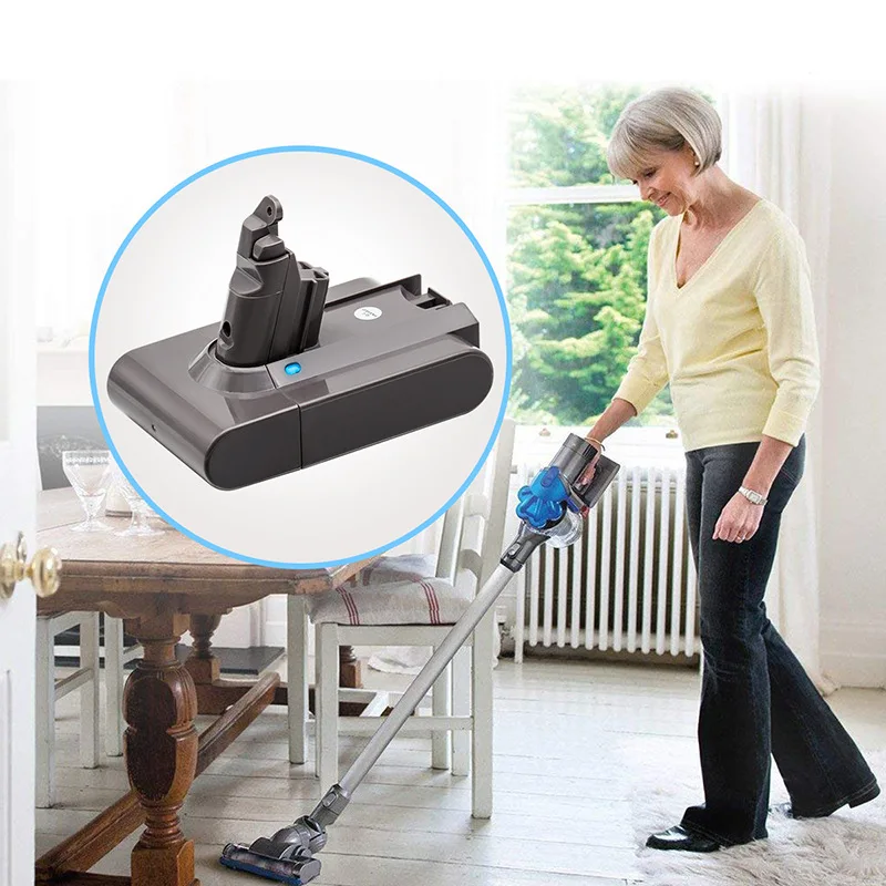 2021 Suitable for Dyson V6/DC62/DC59/DC58 battery 21.6V handheld cordless vacuum cleaner lithium battery pack accessories
2021 Suitable for Dyson V6/DC62/DC59/DC58 battery 21.6V handheld cordless vacuum cleaner lithium battery pack accessories