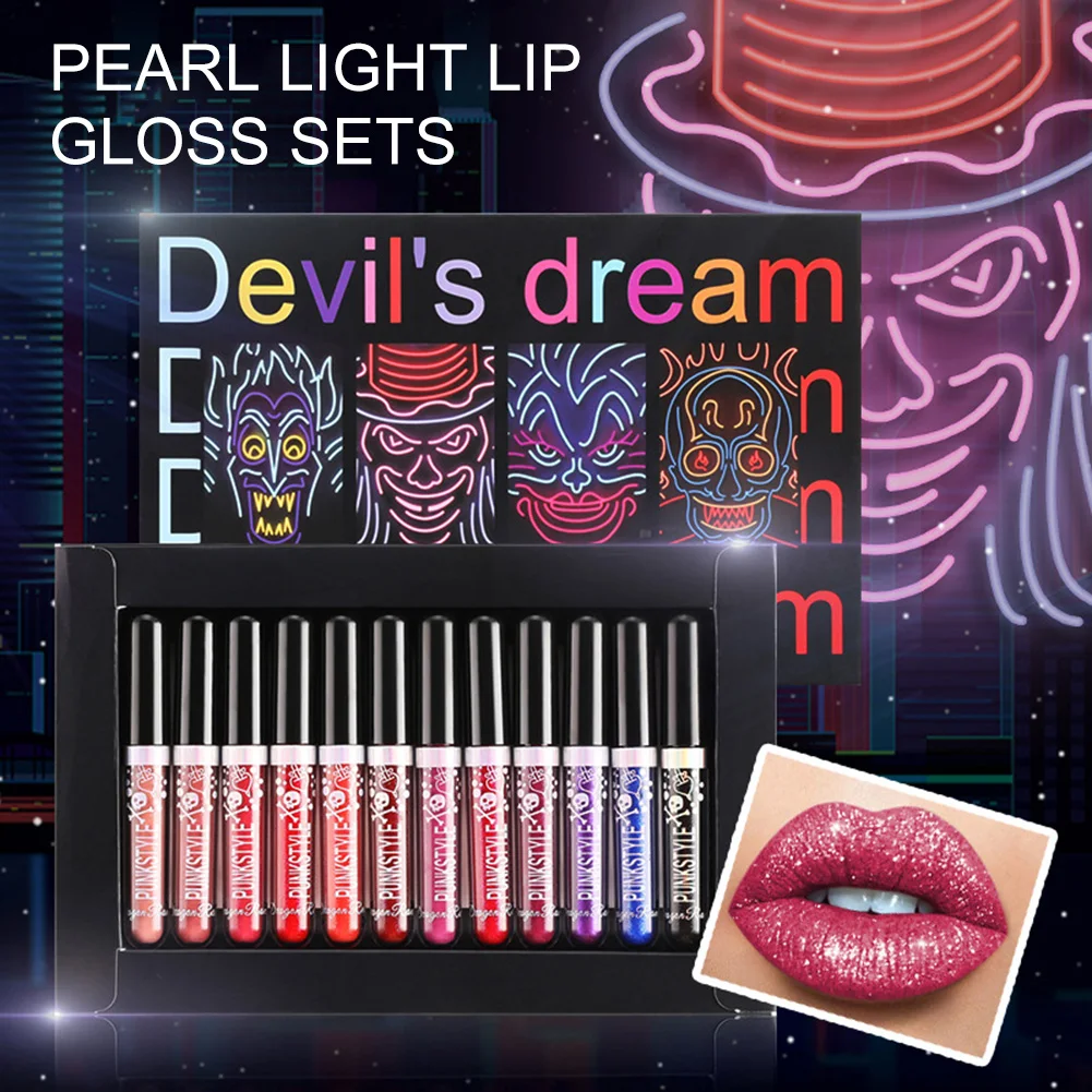 12 Colors Glitter Metallic Liquid Lipstick Set Waterproof Non-Sticky Shimmer Metal Lip Gloss Lip Makeup Set
12 Colors Glitter Metallic Liquid Lipstick Set Waterproof Non-Sticky Shimmer Metal Lip Gloss Lip Makeup Set