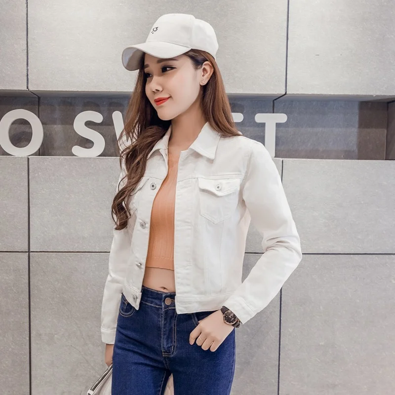 New Long Sleeve Winter Slim White Black Jeans Top for Women Solid Denim Jacket Women Short Overcoat Ladies Jackets Tops
New Long Sleeve Winter Slim White Black Jeans Top for Women Solid Denim Jacket Women Short Overcoat Ladies Jackets Tops