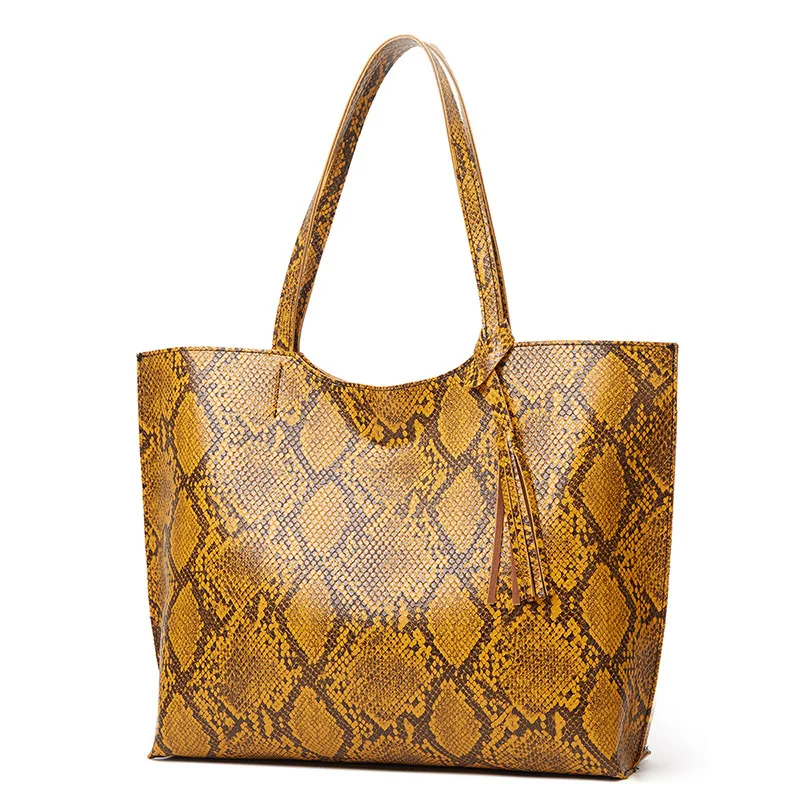 Famous Brand Fashion Handbags for Women Designer Snake Pattern Bolso Feminina Grande Shoulder Shopper Leather Tote Bag Aestheti
Famous Brand Fashion Handbags for Women Designer Snake Pattern Bolso Feminina Grande Shoulder Shopper Leather Tote Bag Aestheti