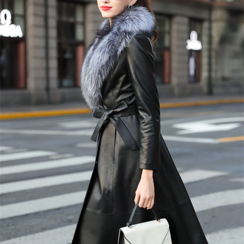 Fox Real Long Fur Leather Collar Coat Femle Autumn Winter 2020 White Duck Women's Down Jacket Ropa Zjt592
Fox Real Long Fur Leather Collar Coat Femle Autumn Winter 2020 White Duck Women's Down Jacket Ropa Zjt592