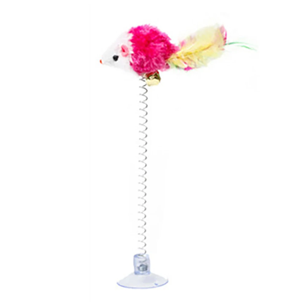Feather Rod Spring Toy Sucker With Bell Mouse Cat Interactive Pet Tool Elastic Scratcher Mouse Funny Entertainment Multicolor
Feather Rod Spring Toy Sucker With Bell Mouse Cat Interactive Pet Tool Elastic Scratcher Mouse Funny Entertainment Multicolor