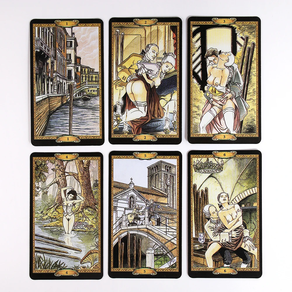 Casanova Tarot Card Tarot Deck Board Game for Adult Party Game Card Game High Quality Card Deck Gift Table Game Cards English
Casanova Tarot Card Tarot Deck Board Game for Adult Party Game Card Game High Quality Card Deck Gift Table Game Cards English