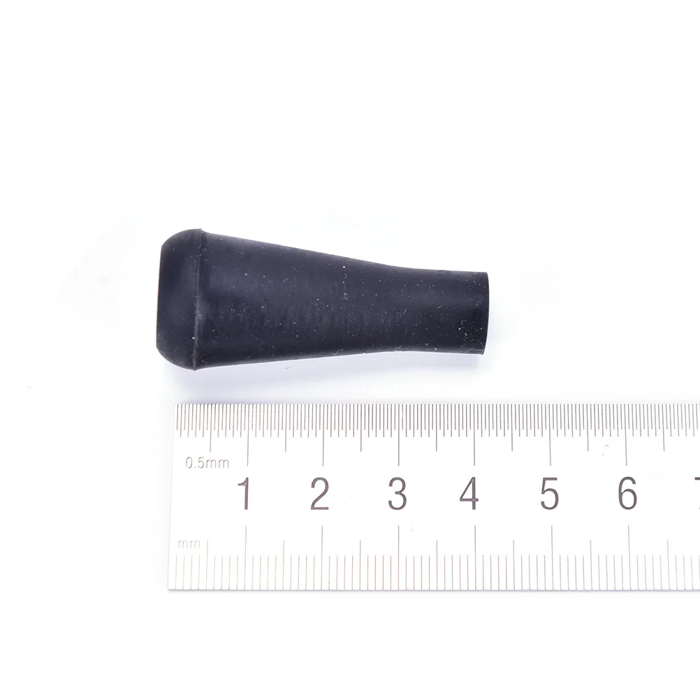 10pcs Rubber Blunt Target Point Arrowhead Field Tips Archery Broadhead Target Arrow Head for 8mm Outer Diameter ArrowShaft