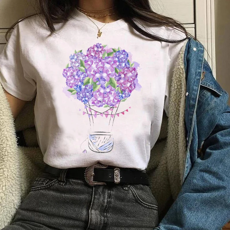 Women Clothes Lady Graphic Hot Balloon Mujer Camisetas Valentine Love Floral Print Tees Tops Female T Shirt Womens T-Shirt
Women Clothes Lady Graphic Hot Balloon Mujer Camisetas Valentine Love Floral Print Tees Tops Female T Shirt Womens T-Shirt