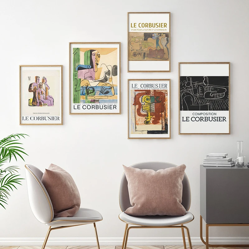 Vintage Abstract Wall Art Le Corbusier Exhibition Paintings Nordic Canvas Posters and Prints for Living Room Corridor Decoration
Vintage Abstract Wall Art Le Corbusier Exhibition Paintings Nordic Canvas Posters and Prints for Living Room Corridor Decoration