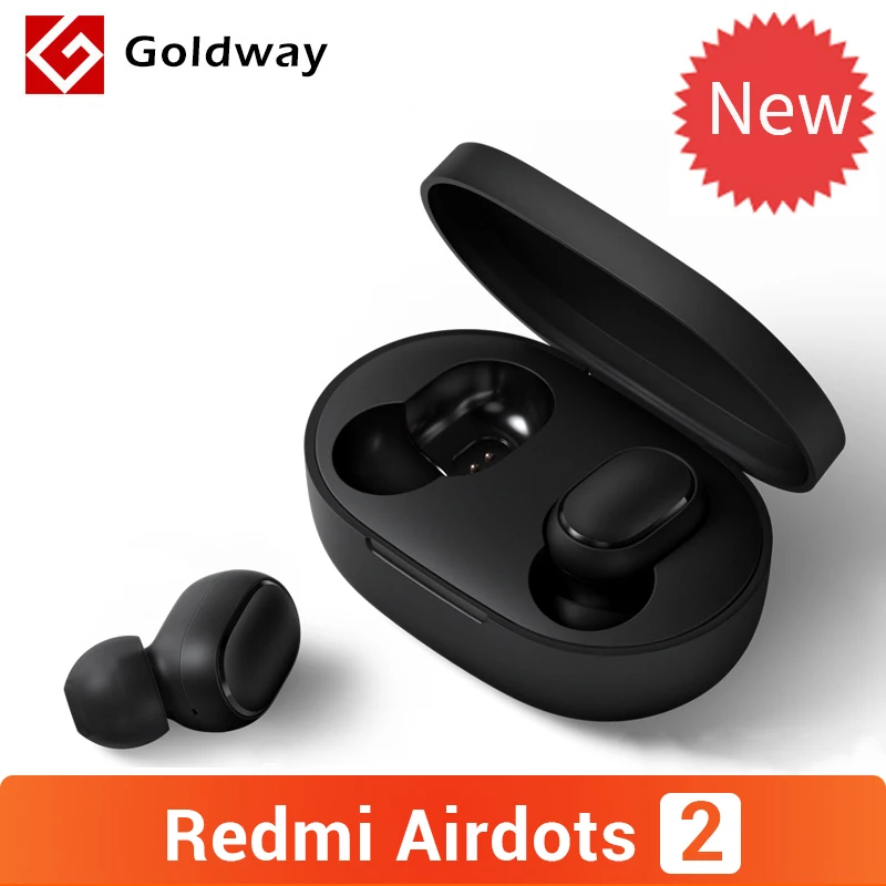 Оригинальные Беспроводные Bluetooth 5 0 наушники Xiaomi Redmi AirDots 2 стереонаушники-вкладыши