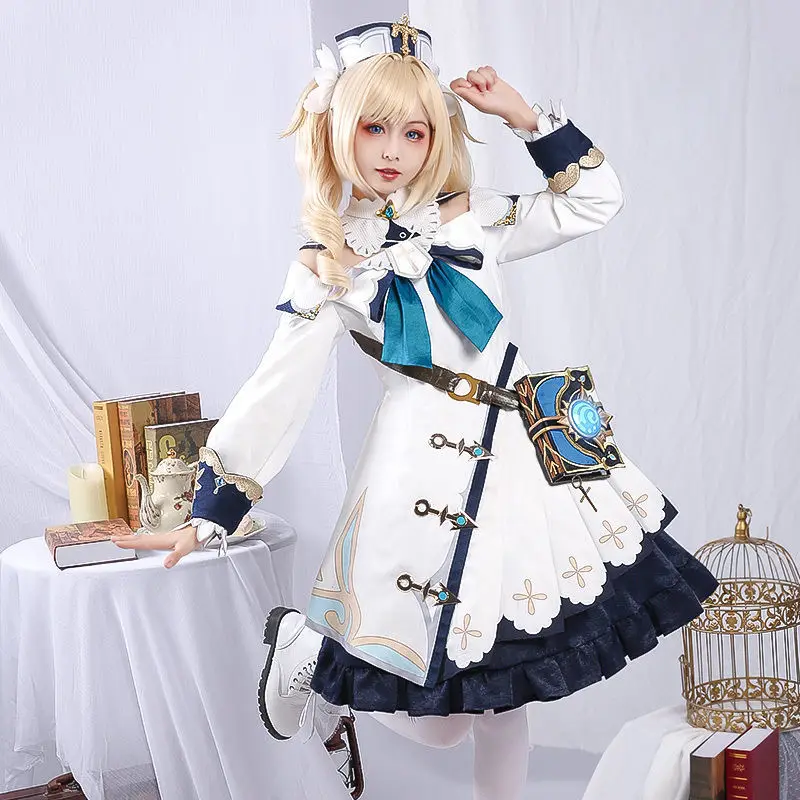 Game Genshin Impact Barbara Cosplay Costumes Halloween Party Barbara Women/Girls Cosplay Wig Dress Set Kawaii Hair Surprise Gift
Game Genshin Impact Barbara Cosplay Costumes Halloween Party Barbara Women/Girls Cosplay Wig Dress Set Kawaii Hair Surprise Gift