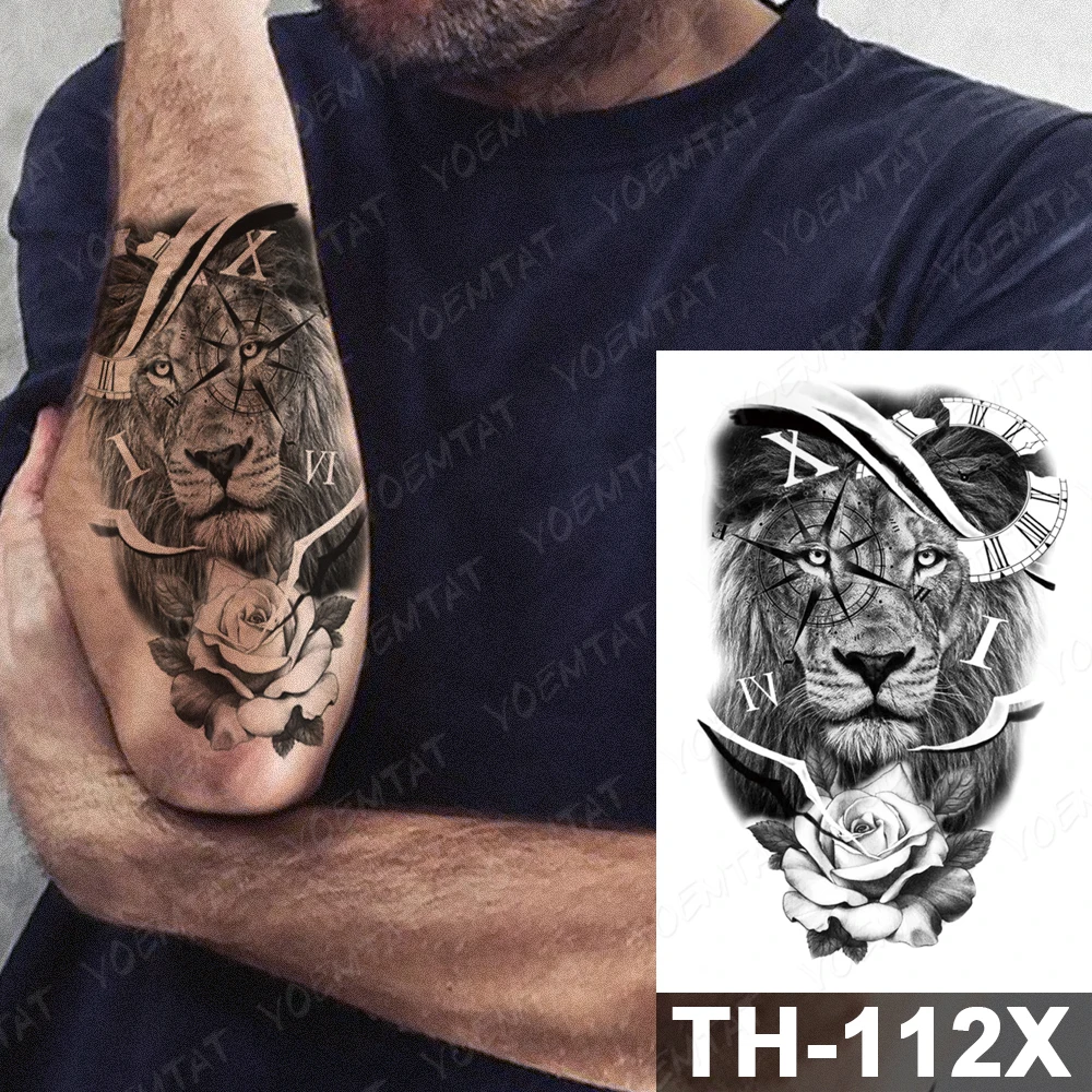 Ink Black Lion Temporary Tattoo Sticker For Men Women Adult Owl Tiger Waterproof Fake Henna Wolf Tiger Animal Body Art Tatoo Dec
Ink Black Lion Temporary Tattoo Sticker For Men Women Adult Owl Tiger Waterproof Fake Henna Wolf Tiger Animal Body Art Tatoo Dec