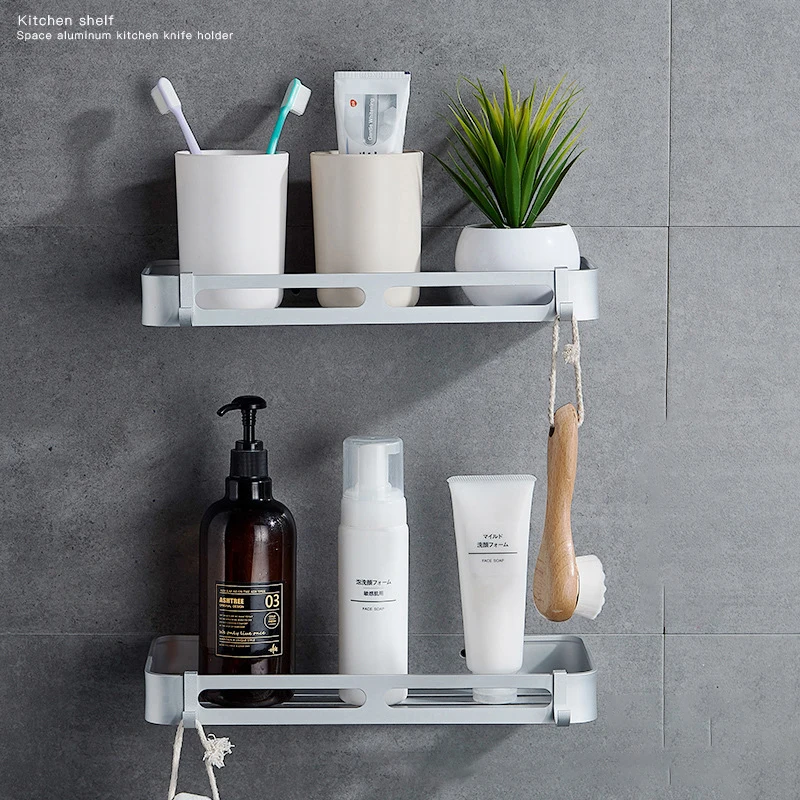 Corner Bathroom Shelf No Drilling Aluminum Shampoo Holder Wall Mounted Triangle Shelves For Kitchen Toilet Bathroom Accessories
Corner Bathroom Shelf No Drilling Aluminum Shampoo Holder Wall Mounted Triangle Shelves For Kitchen Toilet Bathroom Accessories