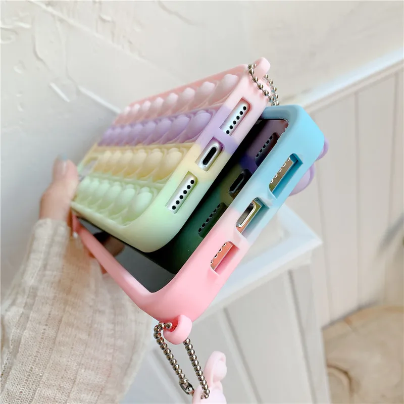 Push It Bubble cartoon bear case with pendant For 12 Mini 11 Pro Max XS Max 6 7 8 Plus XR X SE20 Reliver Stress Cute Phone cover
Push It Bubble cartoon bear case with pendant For 12 Mini 11 Pro Max XS Max 6 7 8 Plus XR X SE20 Reliver Stress Cute Phone cover