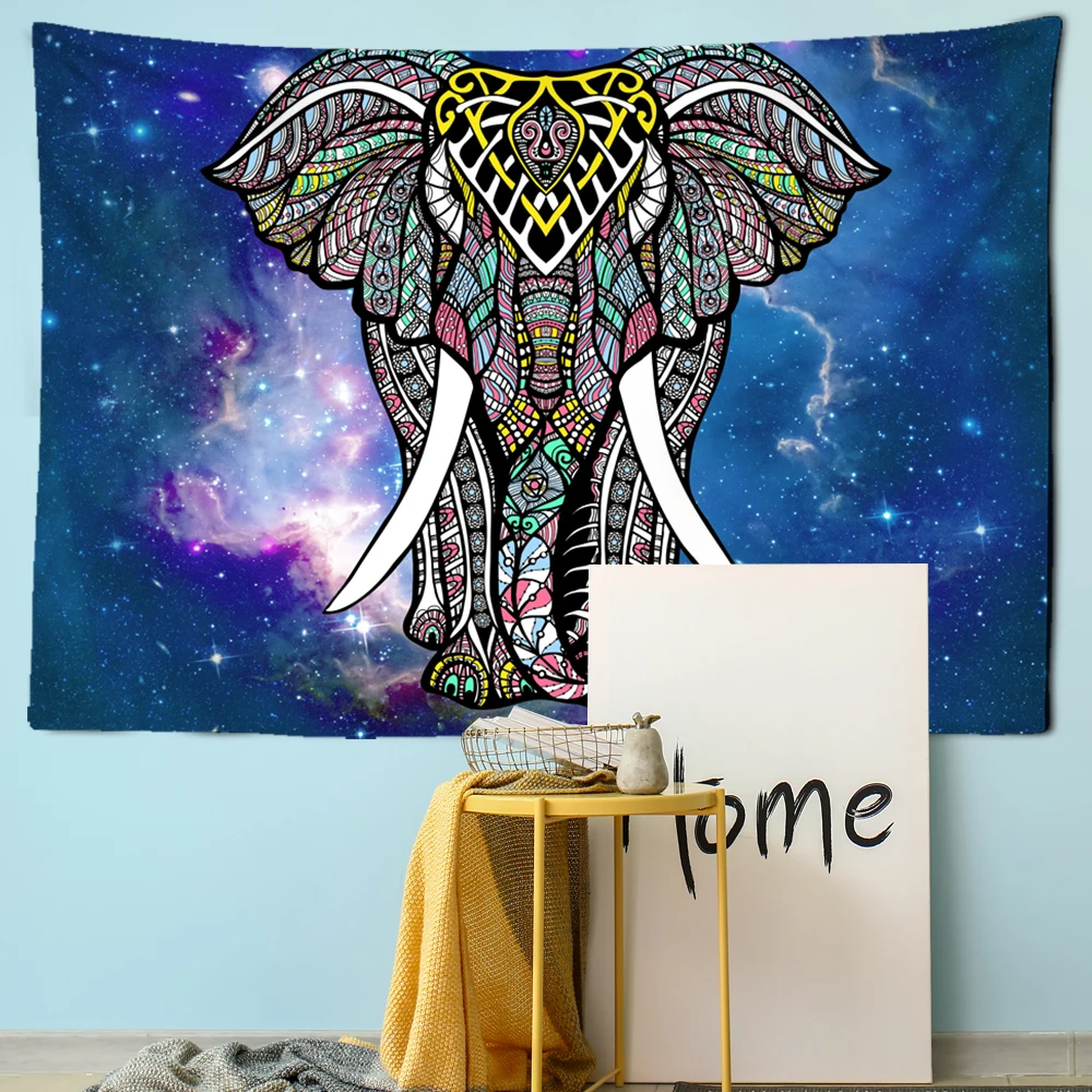 Elephant Tapestry Manda laIndian Tapestry Wall Printing Decoration Wall Covering Animal Tapestry
Elephant Tapestry Manda laIndian Tapestry Wall Printing Decoration Wall Covering Animal Tapestry