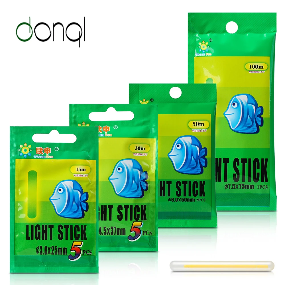 DONQL Fishing Float Luminous Lightstick Night Fishing Tool 5/10/20/25/50pcs Fluorescent Rod Fishing Glow Sticks Tackle
DONQL Fishing Float Luminous Lightstick Night Fishing Tool 5/10/20/25/50pcs Fluorescent Rod Fishing Glow Sticks Tackle