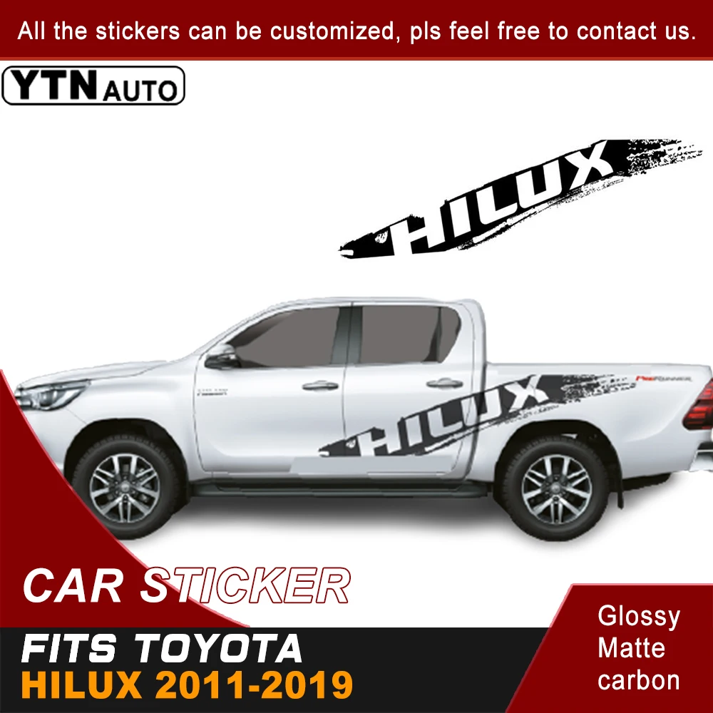 Фото Автомобильное украшение подходит для Toyota Hilux 2011 2019 автомобильные наклейки