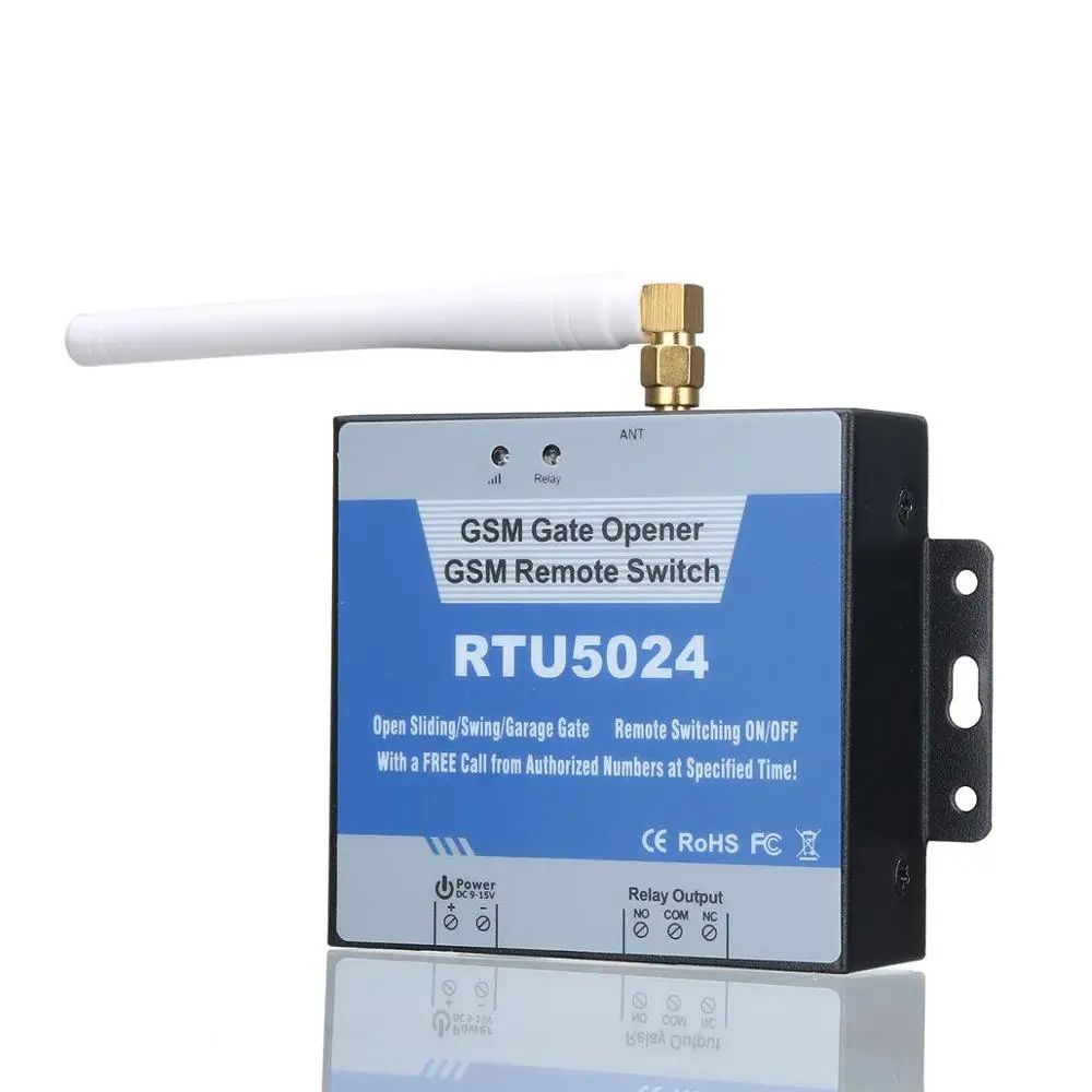 Открыватель ворот GSM 2G RTU5024-это мощное беспроводное реле используемое для