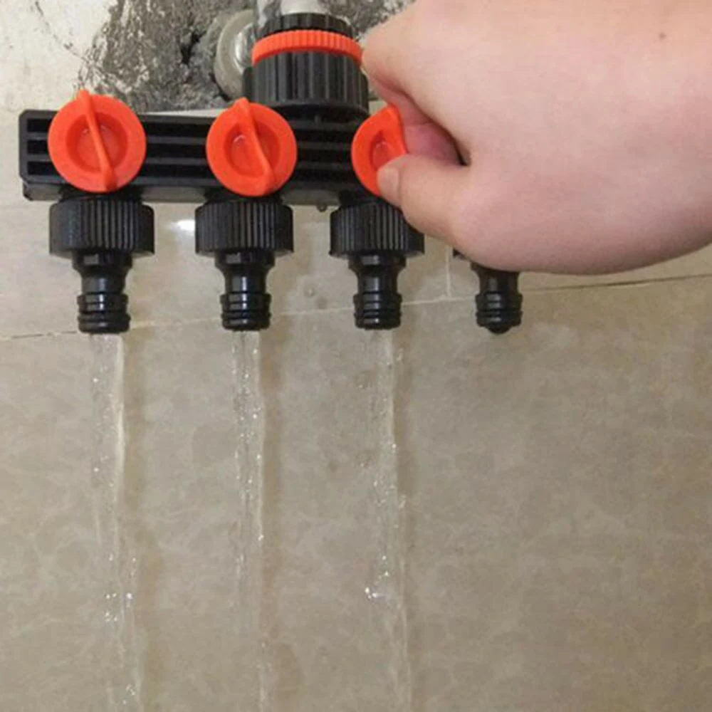 Home Garden Water-Splitter 4-Outlet Tap Adaptor Quick Thread Hose Connector Brand New And High Quality
Home Garden Water-Splitter 4-Outlet Tap Adaptor Quick Thread Hose Connector Brand New And High Quality