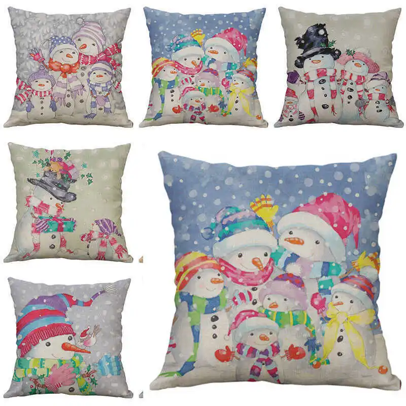Традиция 18 бухт Рождество Домашний Хлопок Лен Печать декор подушки Чехол снеговик
Традиция 18 бухт Рождество Домашний Хлопок Лен Печать декор подушки Чехол снеговик