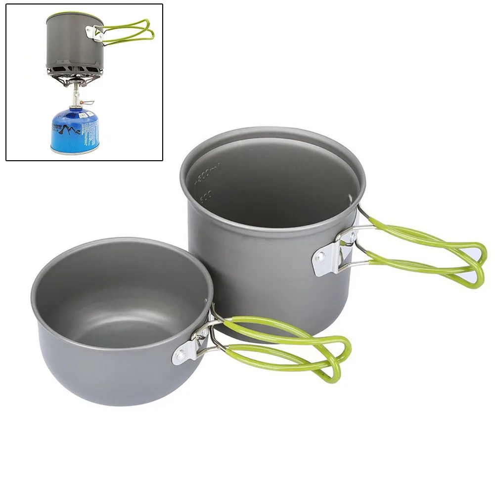 2pcs Pots Pan Ultralight Portable Outdoor Camping Cook Cooking Cookware Set Aluminium Utensils Tableware Set Hiking Picnic
2pcs Pots Pan Ultralight Portable Outdoor Camping Cook Cooking Cookware Set Aluminium Utensils Tableware Set Hiking Picnic