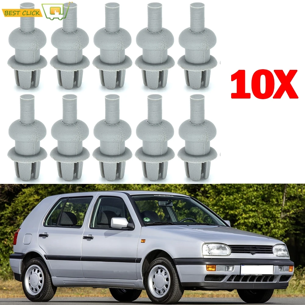 10 шт. автомобиль полке зажимы для VW Jetta A2 Гольф 2 3 MK2 MK3 поло 6N багажник крюк