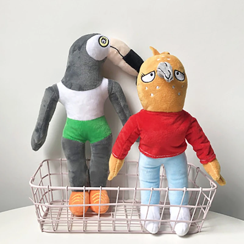 Tuca and Bertie new animated bird sister toucan plush toy doll nightingale doll toys
Tuca and Bertie new animated bird sister toucan plush toy doll nightingale doll toys