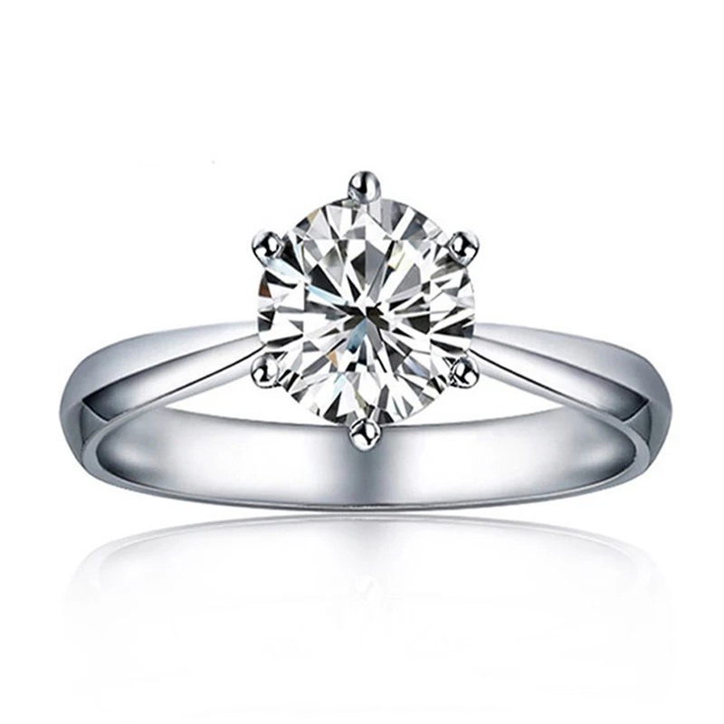 Luxury Zircon Engagement Ring Female Simple Round Six-Paws Geometry AAA Zircon Austria Crystal Romantic Wedding Rings For Women
Luxury Zircon Engagement Ring Female Simple Round Six-Paws Geometry AAA Zircon Austria Crystal Romantic Wedding Rings For Women