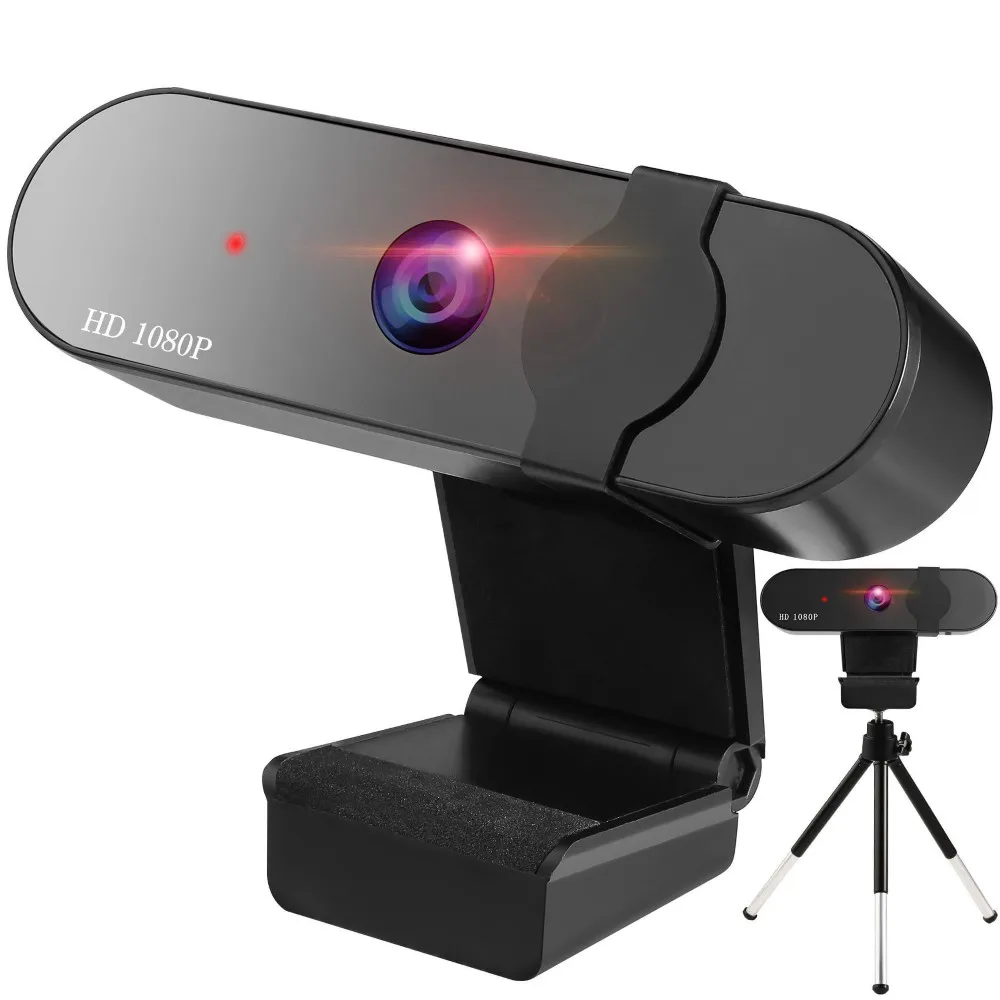 Mini Webcam with Microphone Full HD 1080P/2K USB PC Laptop Computer Cameras for Meeting Office Conference Online Study