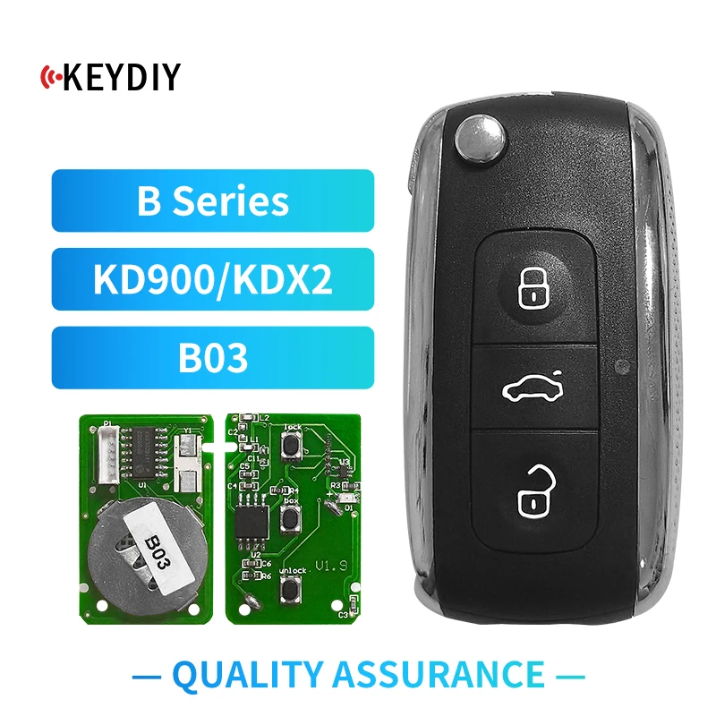 

Пульт дистанционного управления KEYDIY B03 KD, 3 кнопки, B Series, дистанционный ключ для машины URG200/KD900/KD200