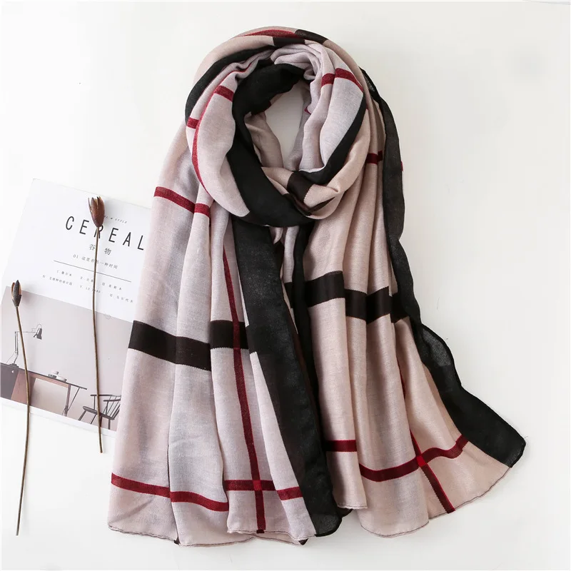 Elegant Scarf Korean Style Autumn and Winter New Plaid Long Cotton Hemp Shawl Scarves
Elegant Scarf Korean Style Autumn and Winter New Plaid Long Cotton Hemp Shawl Scarves