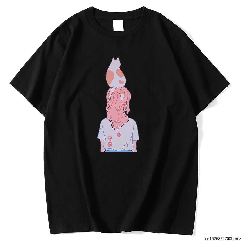 Pink Hair Girl Kawaii Cat Kawaii Printing Womens Tshirt Vintage Oversized Tshirts Simplicity Soft Women Top
Pink Hair Girl Kawaii Cat Kawaii Printing Womens Tshirt Vintage Oversized Tshirts Simplicity Soft Women Top