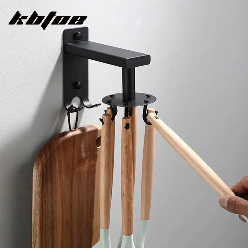Kitchen Wall Mounted Rotary Hook Storage Tools Keychain Universal Rack Household Bathroom Hardware Accessories Spoon Bag Hanger
Kitchen Wall Mounted Rotary Hook Storage Tools Keychain Universal Rack Household Bathroom Hardware Accessories Spoon Bag Hanger