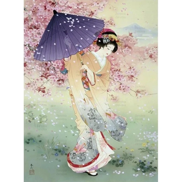 5D Diy Diamond Painting Cherry Blossom Japanese Geisha Full Square Round Drill Diamond Embroidery Mosaic Cross Stitch Home Decor
5D Diy Diamond Painting Cherry Blossom Japanese Geisha Full Square Round Drill Diamond Embroidery Mosaic Cross Stitch Home Decor