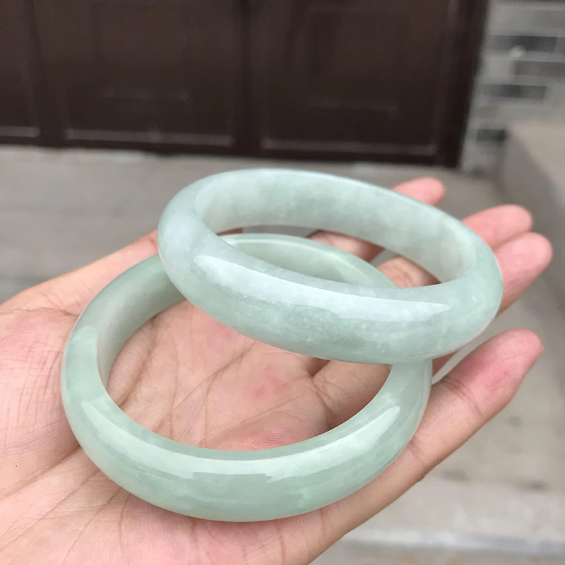 zheru jewelry natural Myanmar jade 54-64mm light color jade bracelet elegant princess bracelet send mother to girlfriend
zheru jewelry natural Myanmar jade 54-64mm light color jade bracelet elegant princess bracelet send mother to girlfriend