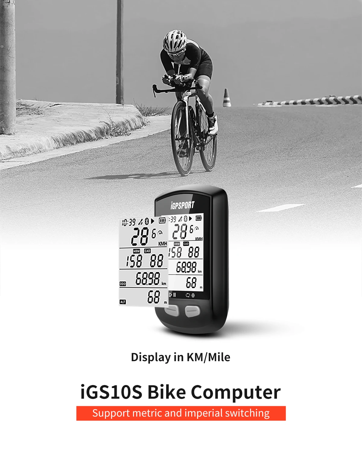 Новый I GPS порт IGS10S водонепроницаемый компьютер Спидометр беспроводной велосипед
