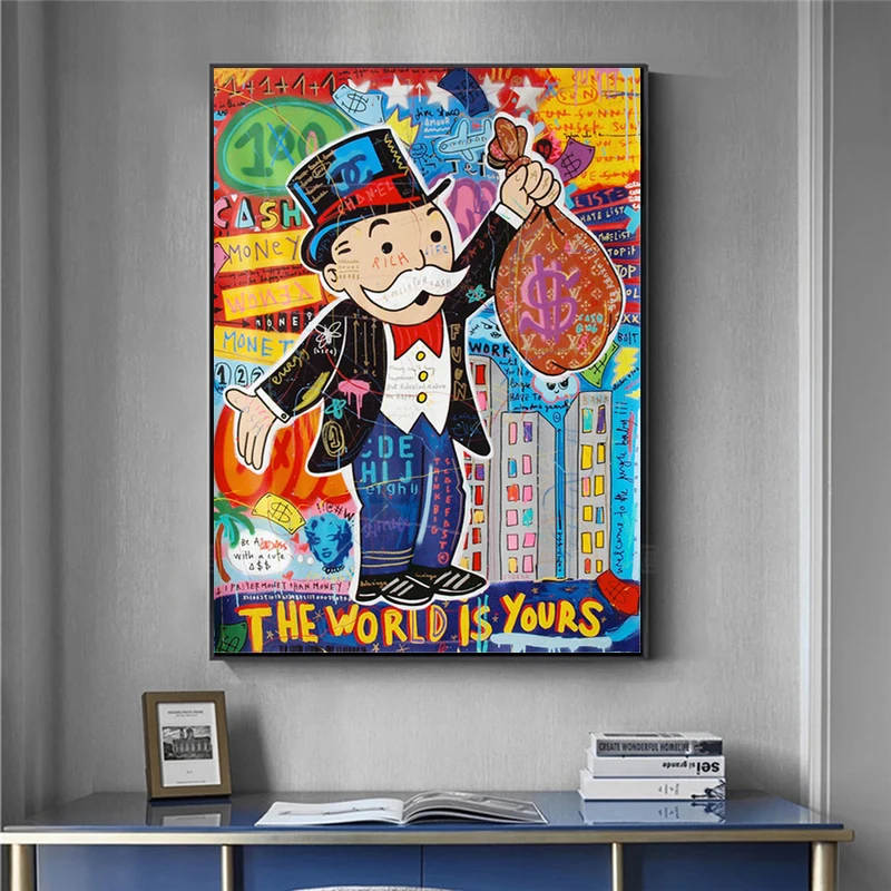 Creative Graffiti Mona Lisa Street Creative Art Canvas Print Abstract Figure Wall Painting Living Room Home Decoration Poster
Creative Graffiti Mona Lisa Street Creative Art Canvas Print Abstract Figure Wall Painting Living Room Home Decoration Poster