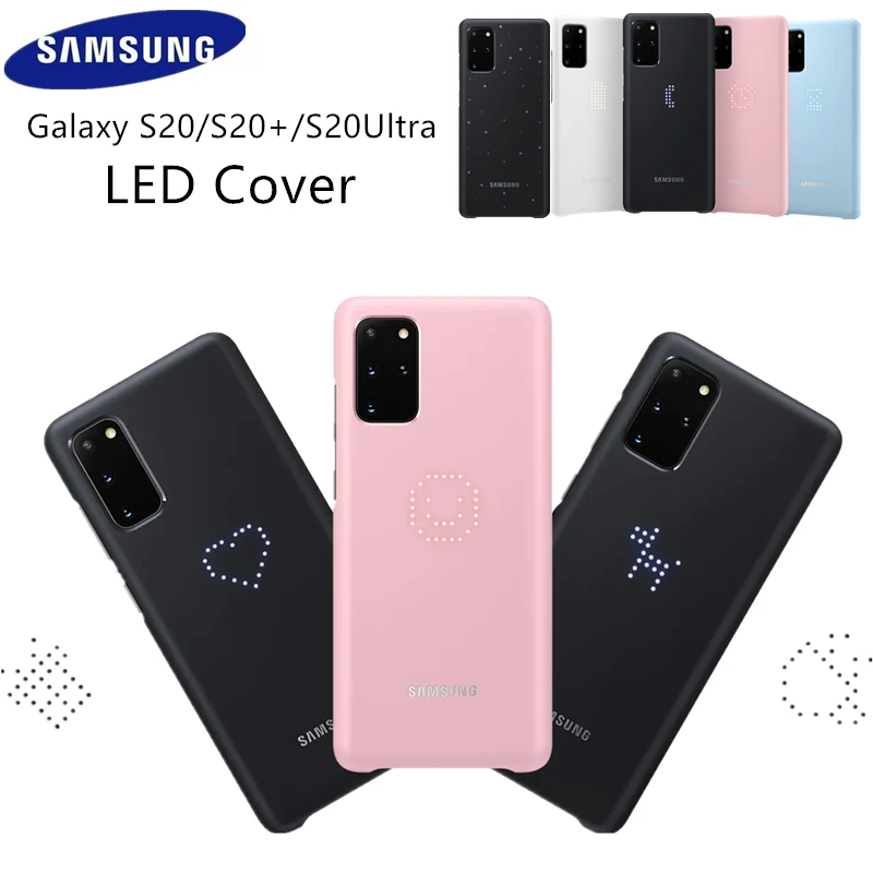 Оригинальный Samsung Smart LED задняя крышка чехол для Galaxy S20 Plus Ultra 5G чехлы телефонов EF