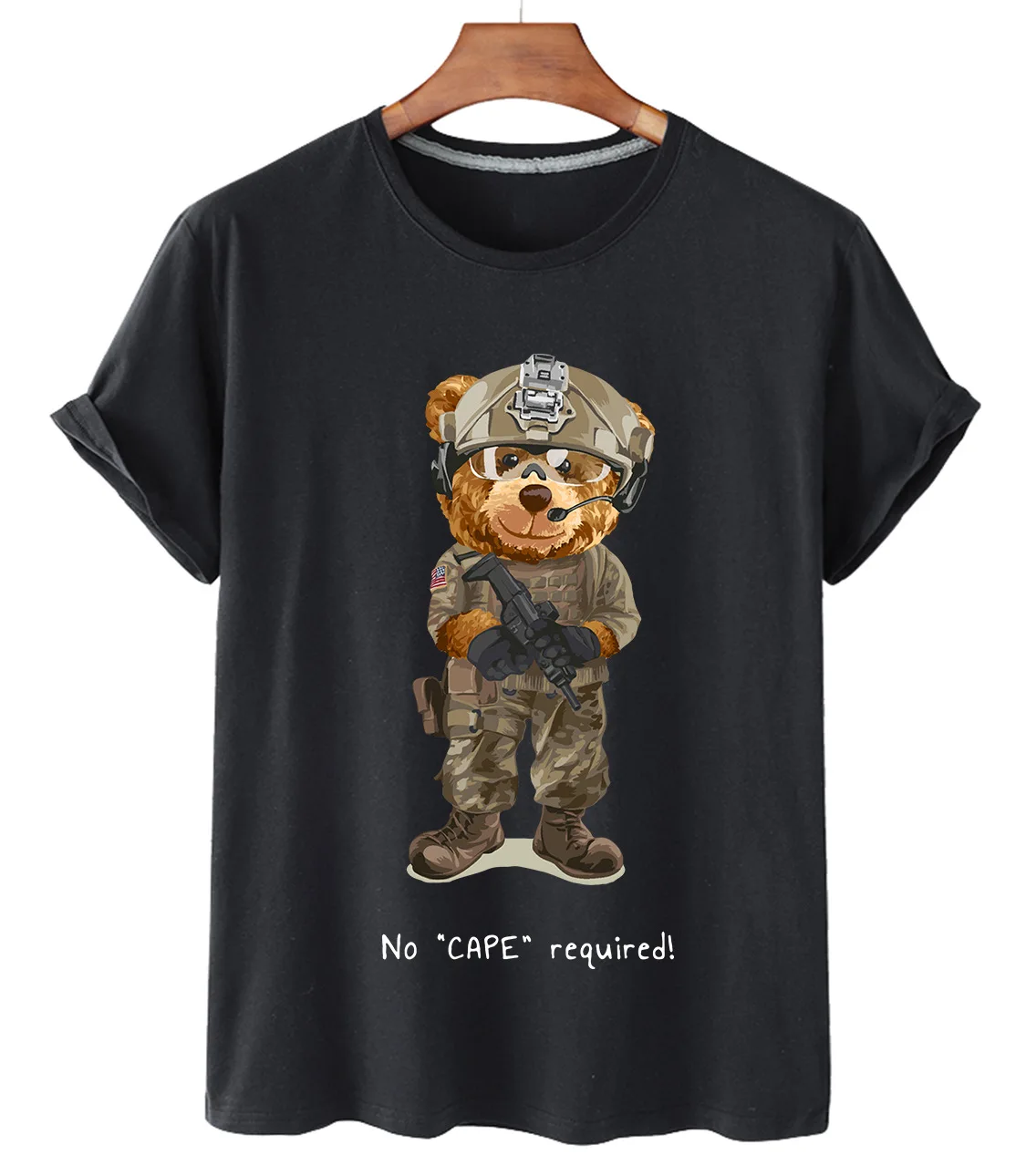 100% cotton cool hero bear print casual O-neck loose short-sleeved T-shirt men's plus size T-shirt men's and women's tops S-4XL
100% cotton cool hero bear print casual O-neck loose short-sleeved T-shirt men's plus size T-shirt men's and women's tops S-4XL