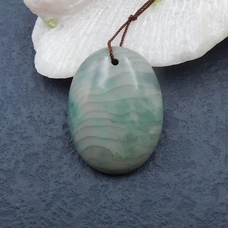 Natural Stone Wave Jasper Oval Necklace Pendant Bead 40x30x8mm 16g Fashion Jewelry Pendant Bead Accessories
Natural Stone Wave Jasper Oval Necklace Pendant Bead 40x30x8mm 16g Fashion Jewelry Pendant Bead Accessories